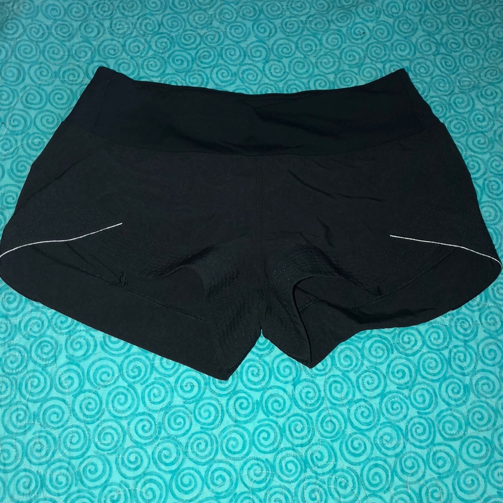 Lululemon black running shorts - size 6